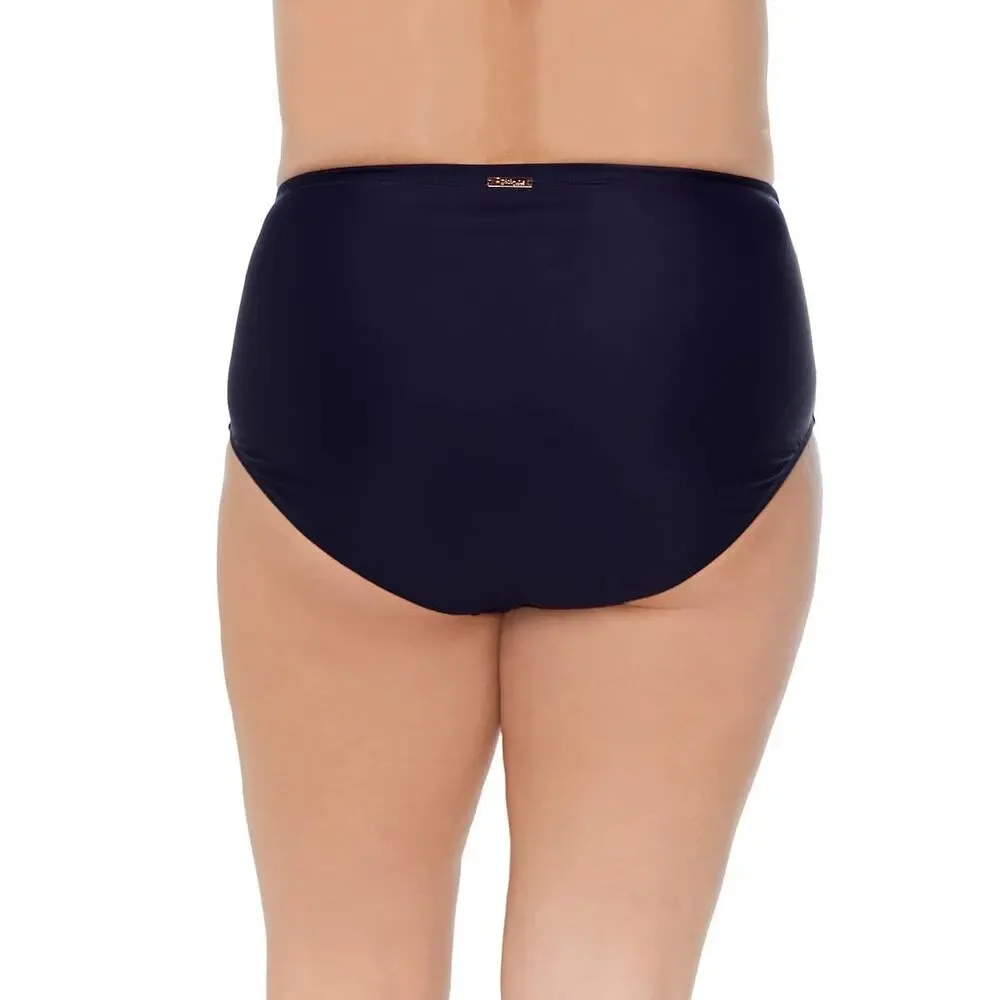 Raisins Curve Plus Size Coco Ruched Bikini Bottoms Black